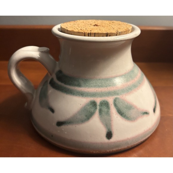 Commuter Travel Car Pottery Mug 1981 Coffee Cruiser David Searle WIDE BOTTOM - Picture 1 of 6